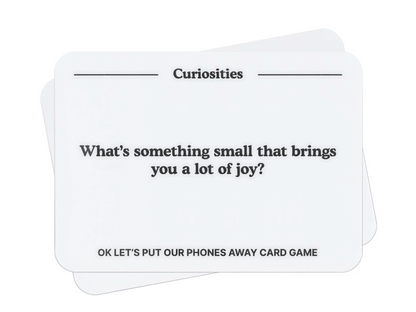 OK Let's Put Our Phones Away Card Game